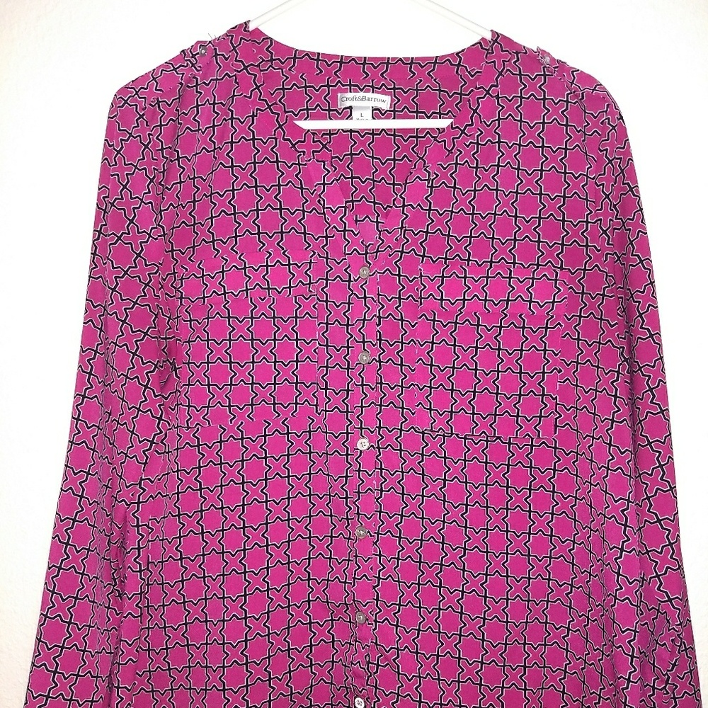 Cute fuchsia top 🌼